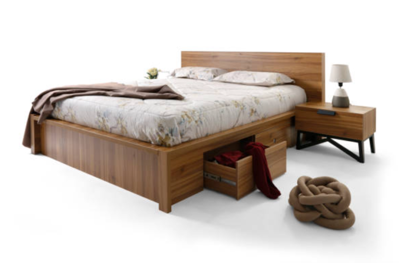 Praktische Voordelen van een Houten Bed met Lades
